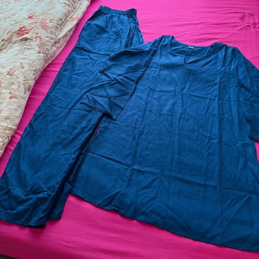 Blue Two-Piece kurta set